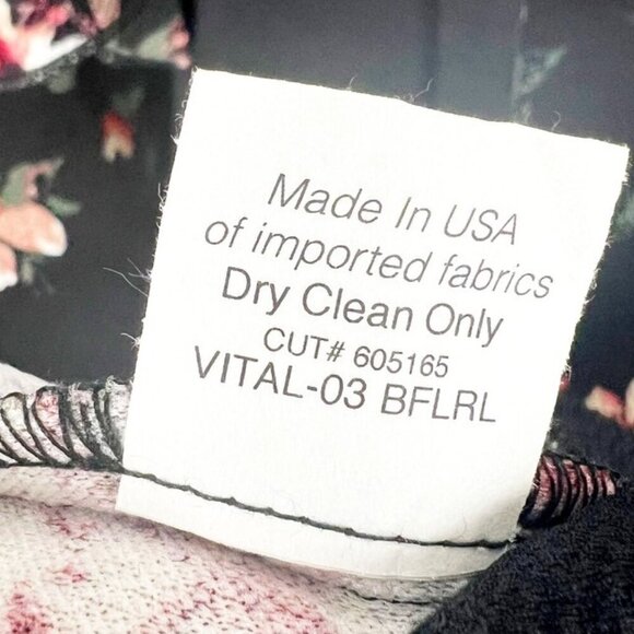 NWT Stop Staring Vital Bodycon Retro Midi Dress. Black/Red Poppy Print. Size XL - Picture 8 of 16